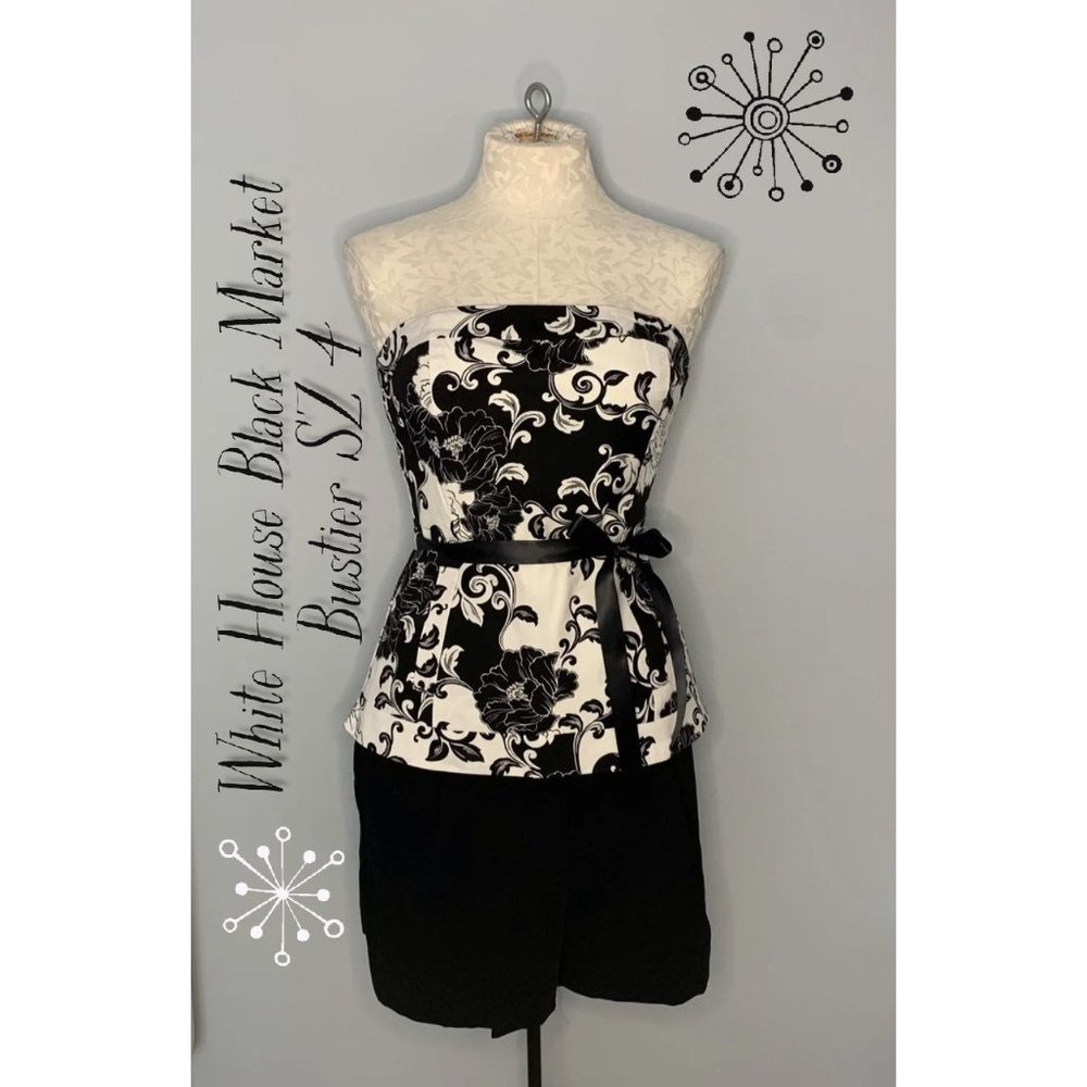 ❌SOLD❌ White House Black Market Bustier Sz 4